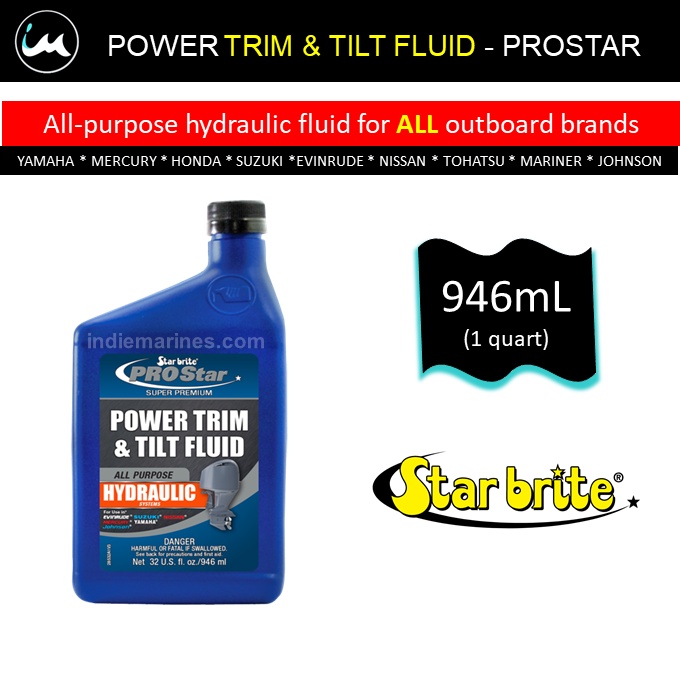 HYDRAULIC FLUID for Outboard Power Trim & Tilt, All Purpose (All Marine