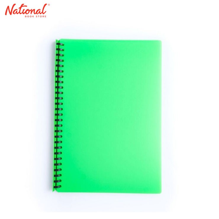 Evo Clearbook Refillable Long 20Sheets 27Holes Neon Green | Shopee ...