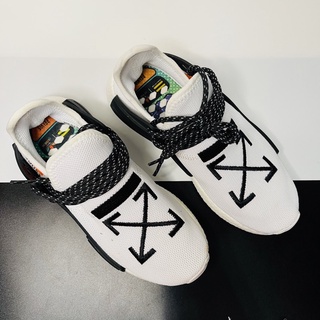 Pharrell williams shoes black best sale and white