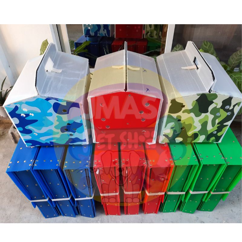 Foldable Plastic Cockbox for Gamefowl Double | Shopee Philippines