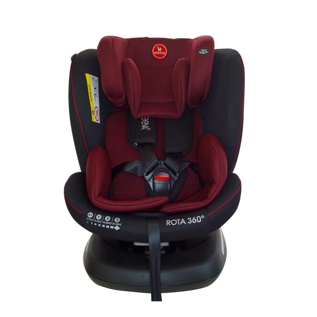 Akeeva 360 Rotate Isofix Carseat w latch and side impact protection Rota 360 W ICC