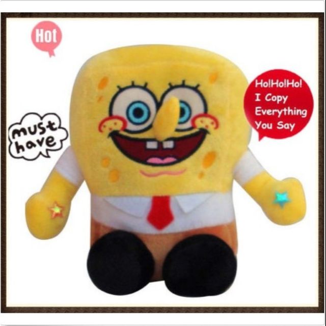 Talking cheap spongebob plush