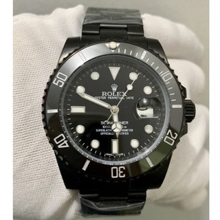 Rolex All Black Steel Submariner Watches for Men Shopee Philippines