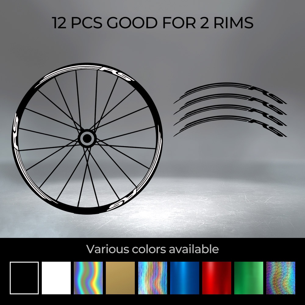 Shimano Rs330 Bicycle Rim Sticker Decals For Mountain Bikes And Road ...