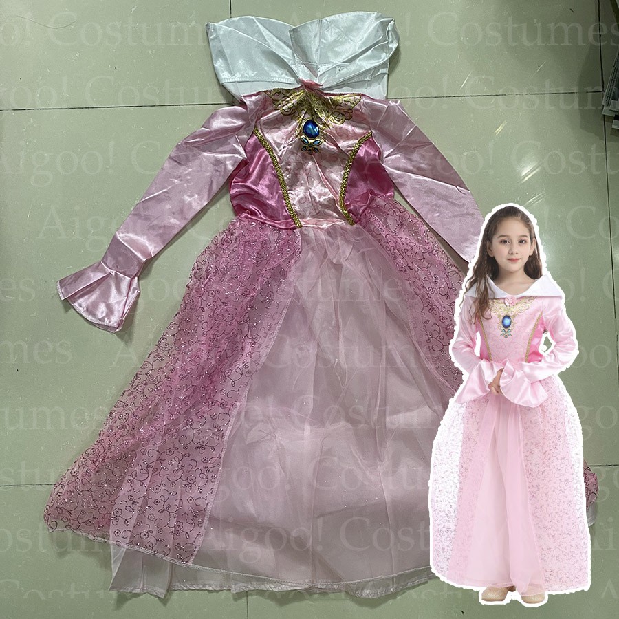 Sequin Sleeping Beauty Childrens Costume main image 1