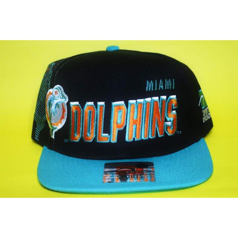 Vintage Miami Dolphins Sports Specialties Shadow SnapBack Hat