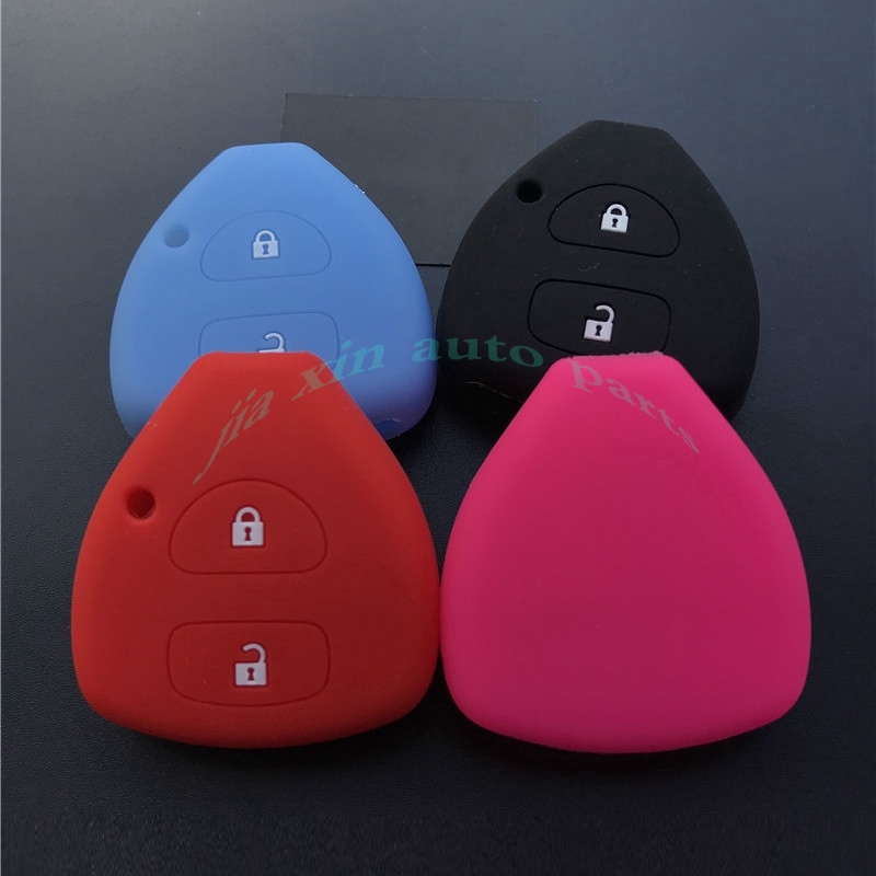 New 2024 Silicone car key case cover set shell skin For TOYOTA Rav4 ...