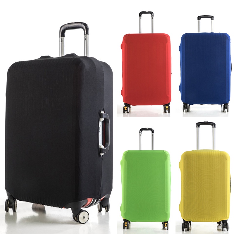 Solid color Travel suitcase dust cover Luggage Protective Cover For 18 28 inch Trolley case dust cover Travel Accessories