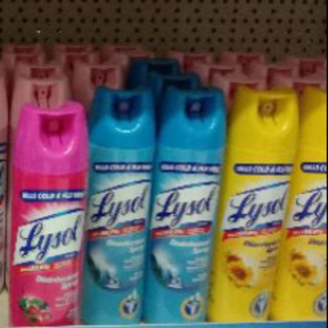 Lysol Disinfecting Spray Aerosol (170g / 340g / 510g) Shopee