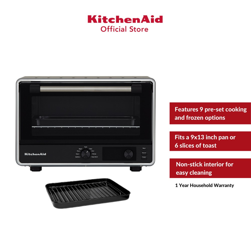 KitchenAid Digital Countertop Oven (21 L) 220 V (Bake, Toast, Broil