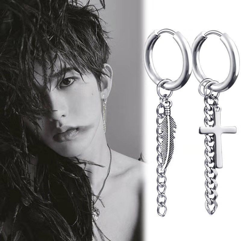 Japanese deals earrings male