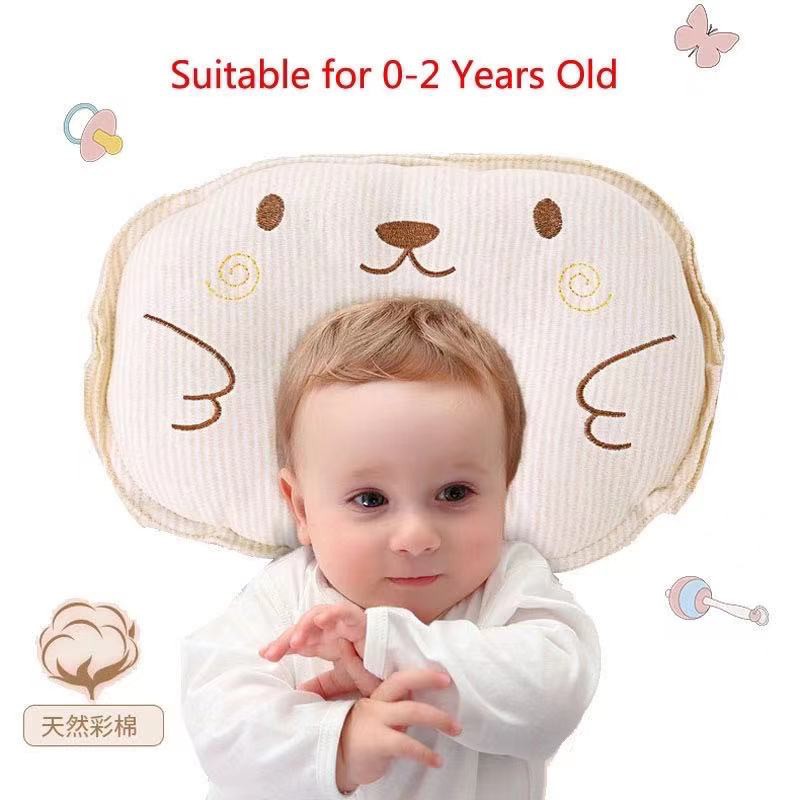 baby pillow Organic Head Shaping Nursing Antiroll Support babies