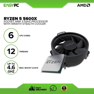 AMD Ryzen 5 5000 5600X Hexa-core [6 Core] 3.70 GHz Processor - OEM Pack
