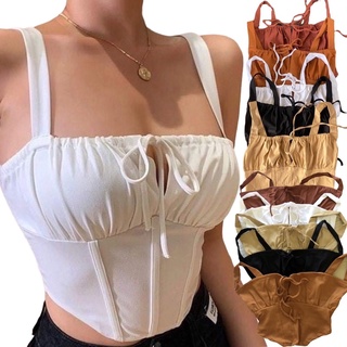  Womens Corset Top Bustier Corset Top Tight Fitting Corset Tank  Top Suspender Top Solid Short Muscle Shirt (Beige, XS): Clothing, Shoes &  Jewelry
