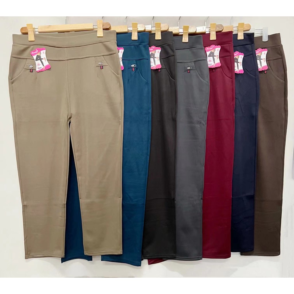 Ginza6 5XL 6XL Plus size strectchable office formal slacks chubby pants