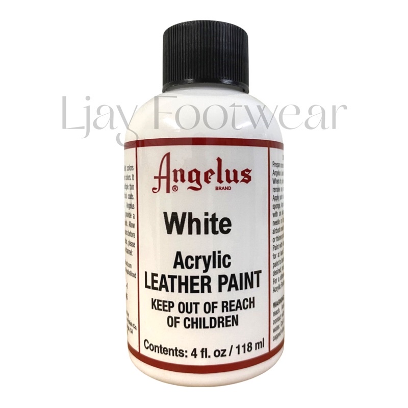 Angelus Leather Paint White for your Leather Goods