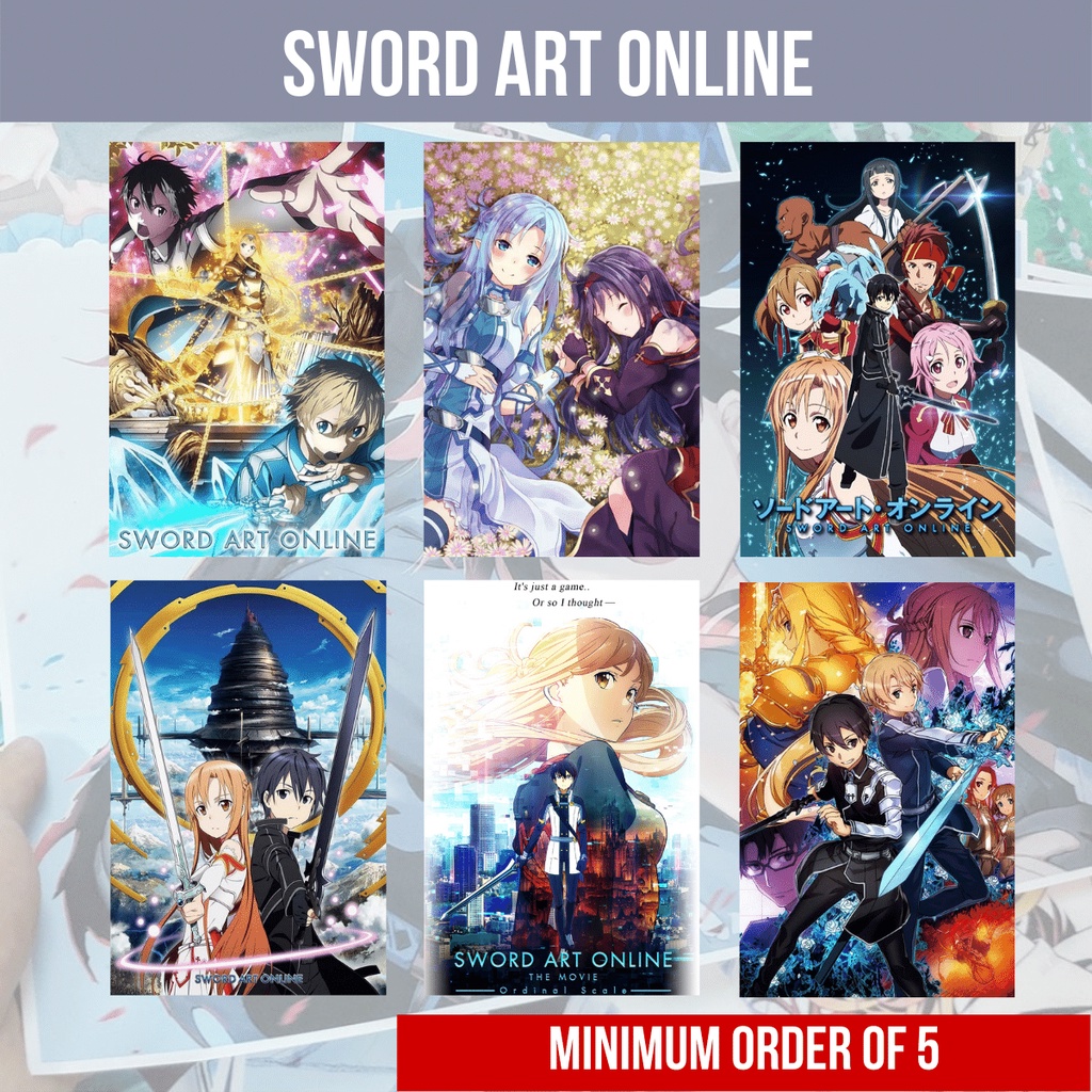 Anime Posters / Sword Art Online Poster Collection / A4 Anime Poster ...