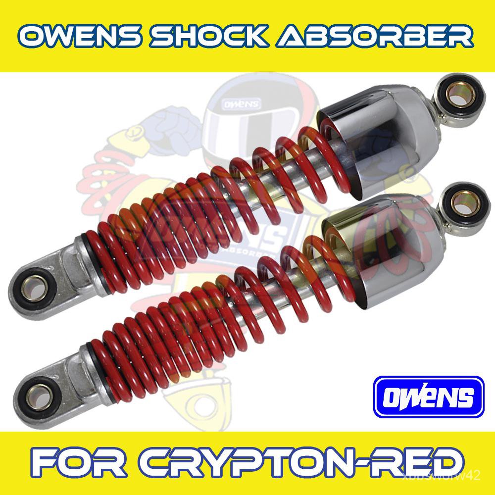CRYPTON Red Owens Motorcycle Rear Shock Absorber (Pair) | Shopee ...