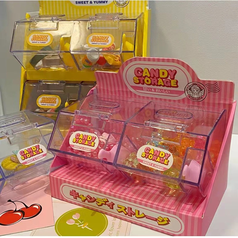 Candy Storage Box High-Value Clamshell Hair Ring Jewelry Stackable ins ...