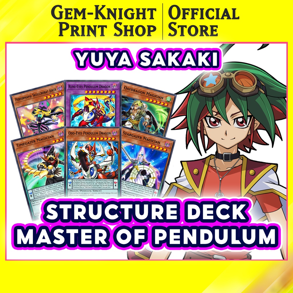 Printed Cards] Yugioh Deck - Master of Pendulum - Sakaki Yuya Deck | Shopee  Philippines