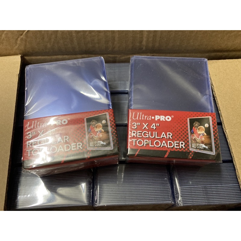 3 x 4 Clear Regular Toploaders (25ct) for Standard Size Cards