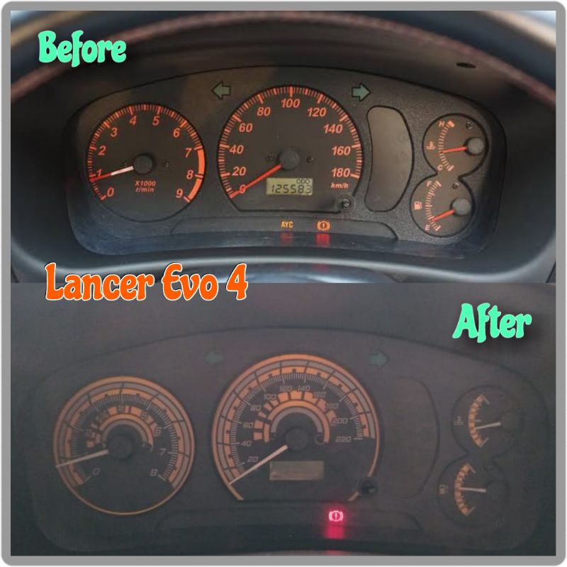 Mitsubishi Lancer Evo 4/CK 4 (speedometer Board Variation) | Shopee ...