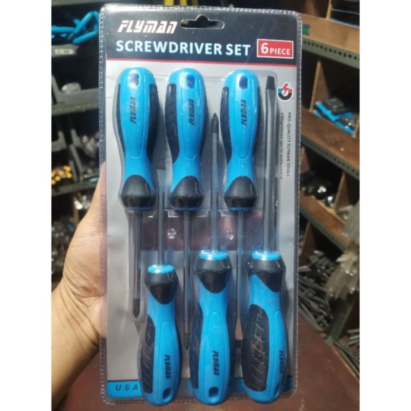 Screw driver set 6pcs and 8pcs Flyman original | Shopee Philippines