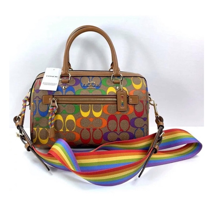 Coach Rowan Rainbow Collection Limited edition Original Shopee