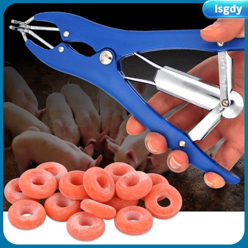 Elastrator Tools 100 Castrator Rings Plier Cattle Goats Shopee
