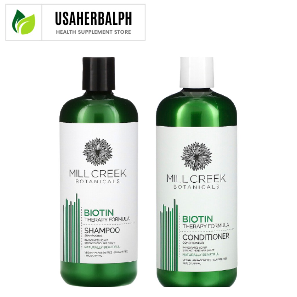 Mill Creek Biotin Shampoo And Conditioner Therapy Formula 16 Fl Oz Shopee Philippines 1106