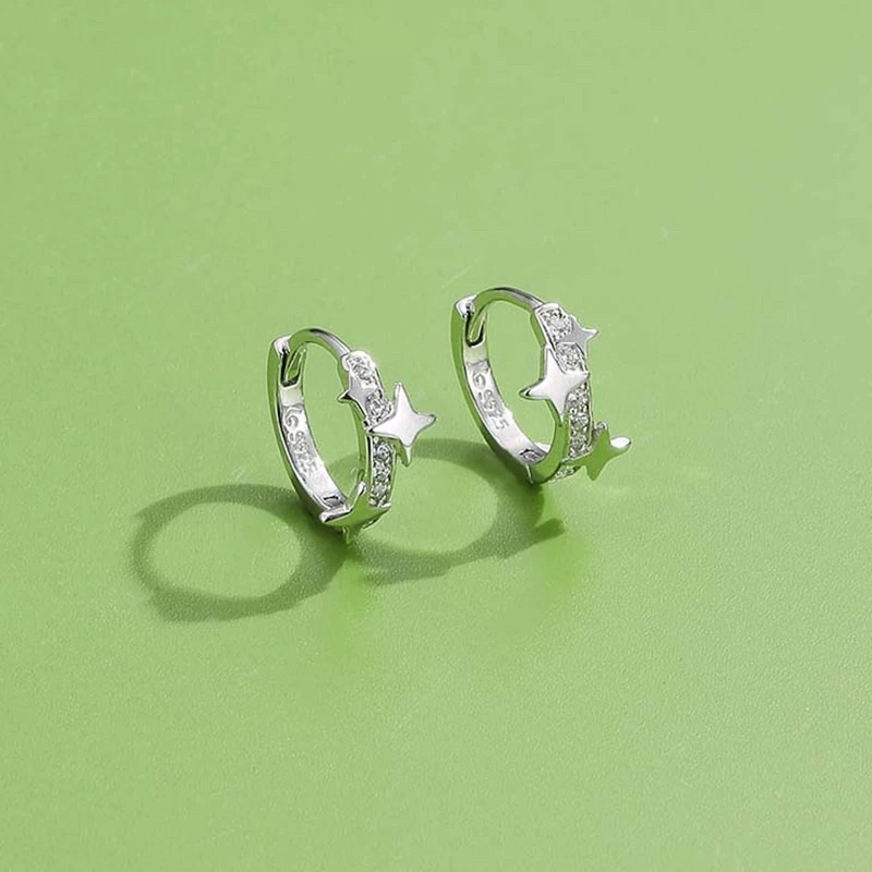 Silver palace genuine 925 italy silver EH120 | Shopee Philippines