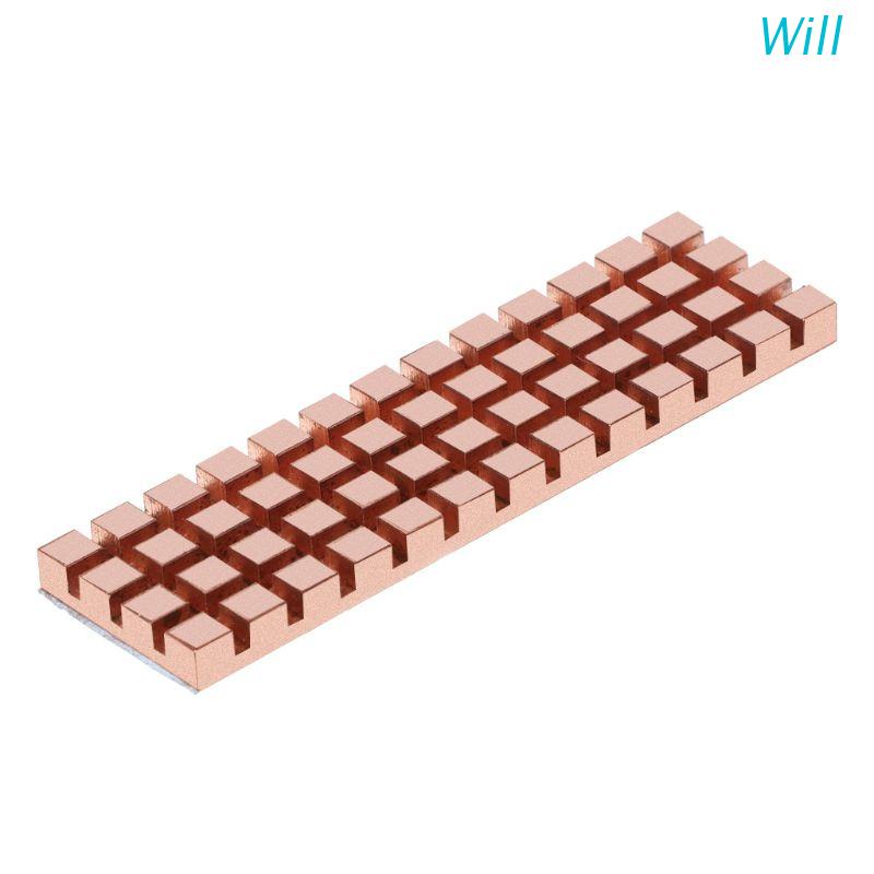 Will Pure Copper Heatsink Cooler Heat Sink Thermal Conductive Adhesive ...