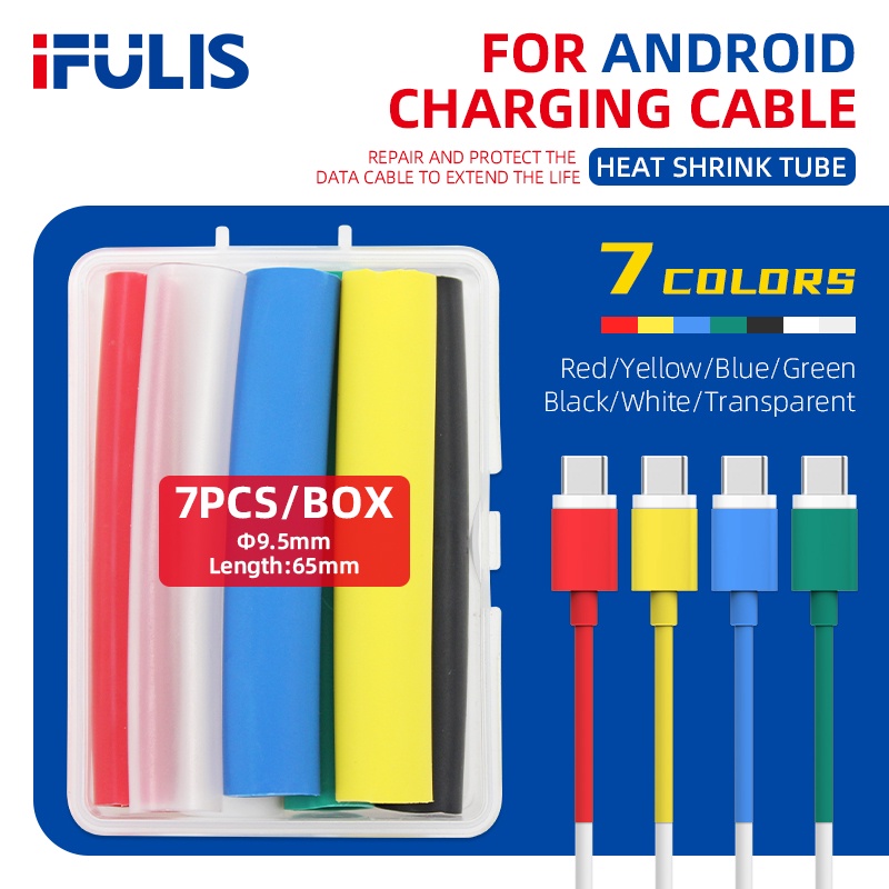 31 Heat Shrink Tube Insulation Shrinkable Tubing For iPhone Android