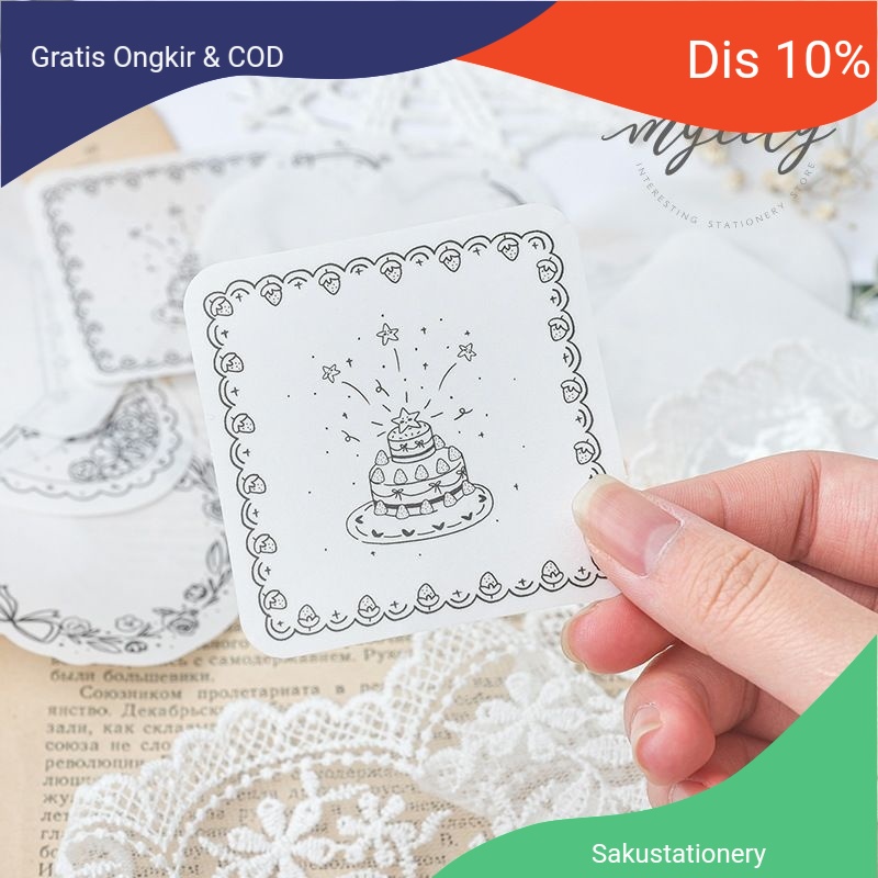 Aesthetic transparent stickers | Shopee Philippines
