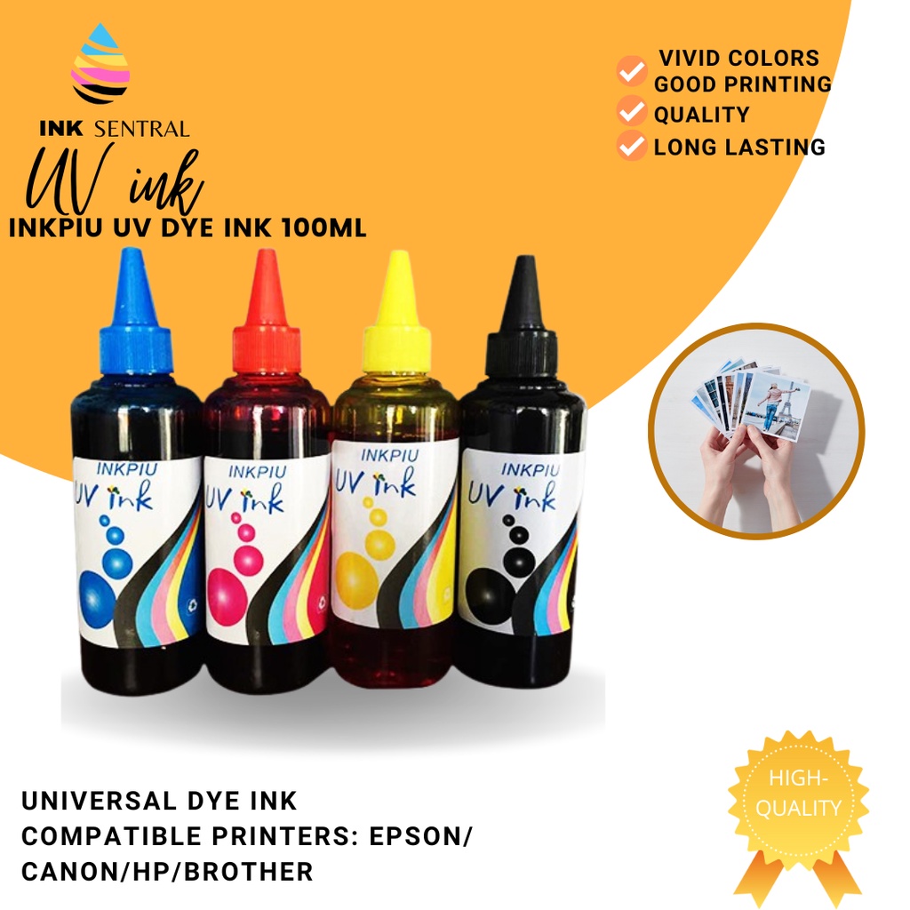 Inkpiu Uv Universal Dye Ink Ml Shopee Philippines