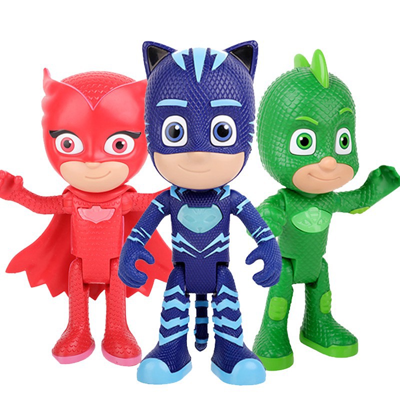 PJ Masks 4+2 Figures Owlette Ninjalinos Night Ninja Catboy Gekko ...