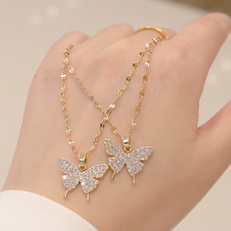 Butterfly deals necklace shopee