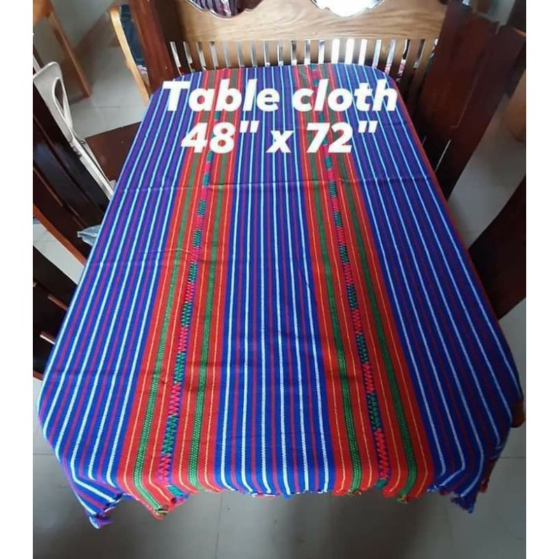 inabel table cloth long handwoven fabric native ethnic design | Shopee ...