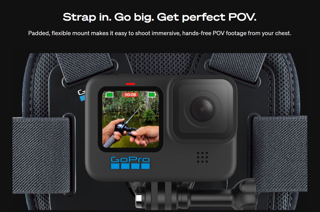 GoPro Chesty Performance Chest Mount Easy To Capture Immersive Hands ...