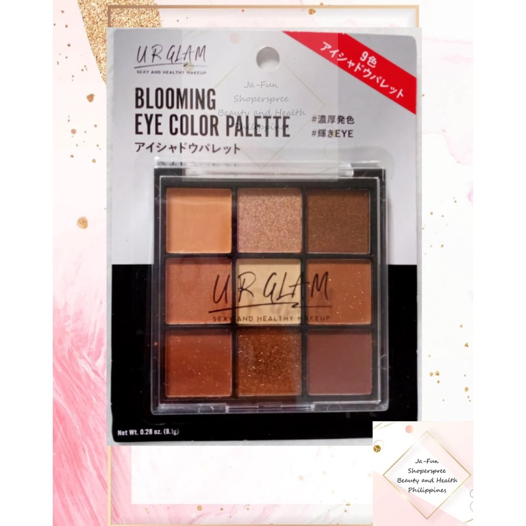 JAPAN BLOOMING EYESHADOW COLOR PALETTE ( URGLAM BRAND ) Shopee