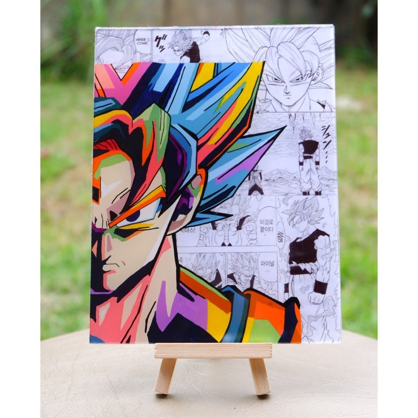 GOKU DRAGONBALL Z ACRYLIC GLASS PAINTING Shopee Philippines