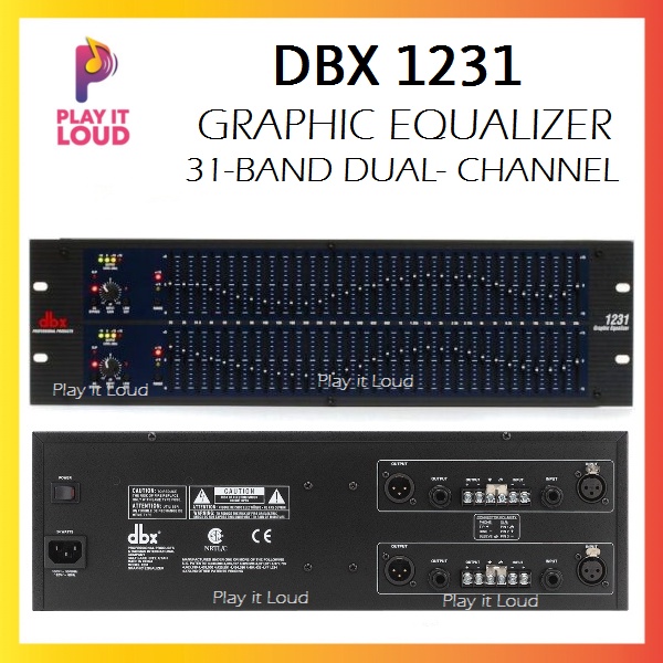 Original DBX 1231 GRAPHIC EQUALIZER | Shopee Philippines