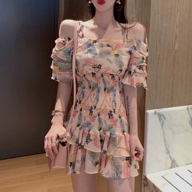 Shopee floral dress hotsell