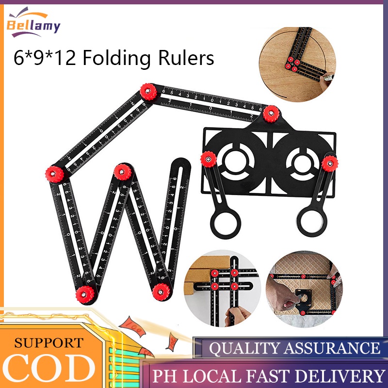 6/9/12-fold Tile Hole Locator Adjustable Tool Fixed Finder Woodworking ...