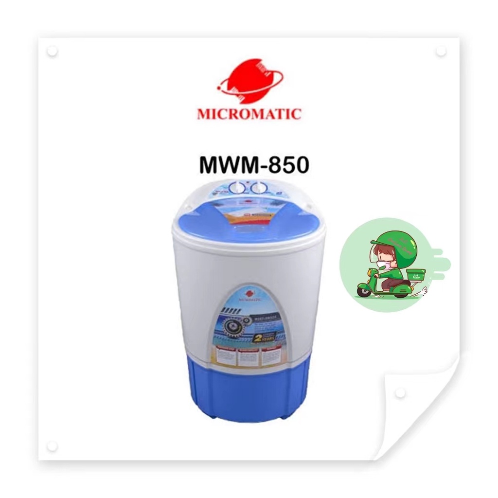 Micromatic MWM850 8.0kg Washing Machine Single Tub Shopee Philippines