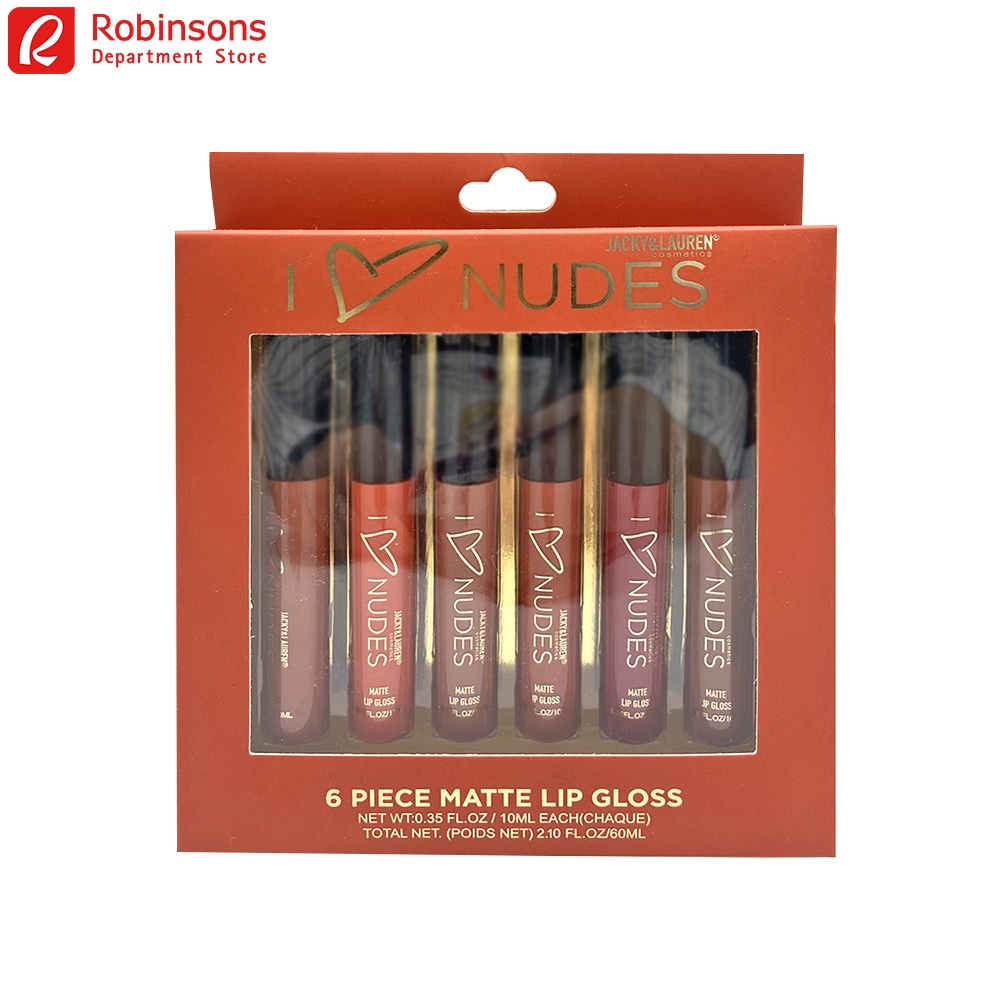 Spot s hair Jacky & Lauren 6 piece Matte Lip Gloss (Nude) | Shopee ...