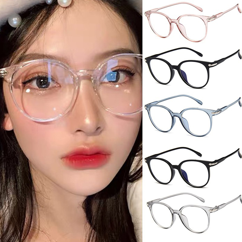 Lady Computer Glasses Frame Retro Transparent Glasses Frame Fashion ...