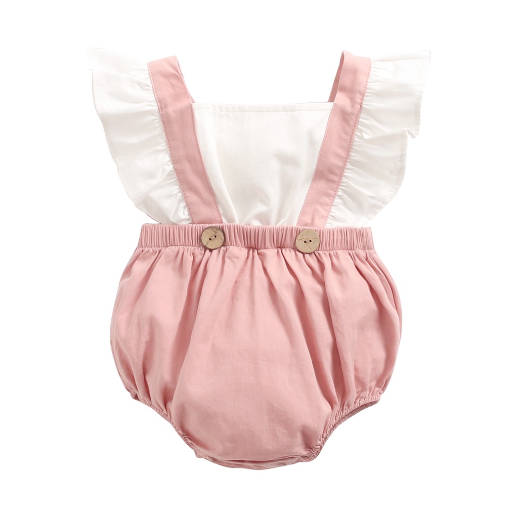 Sanlutoz Baby Girl Ruffle Sleeve Bodysuit Shopee Philippines
