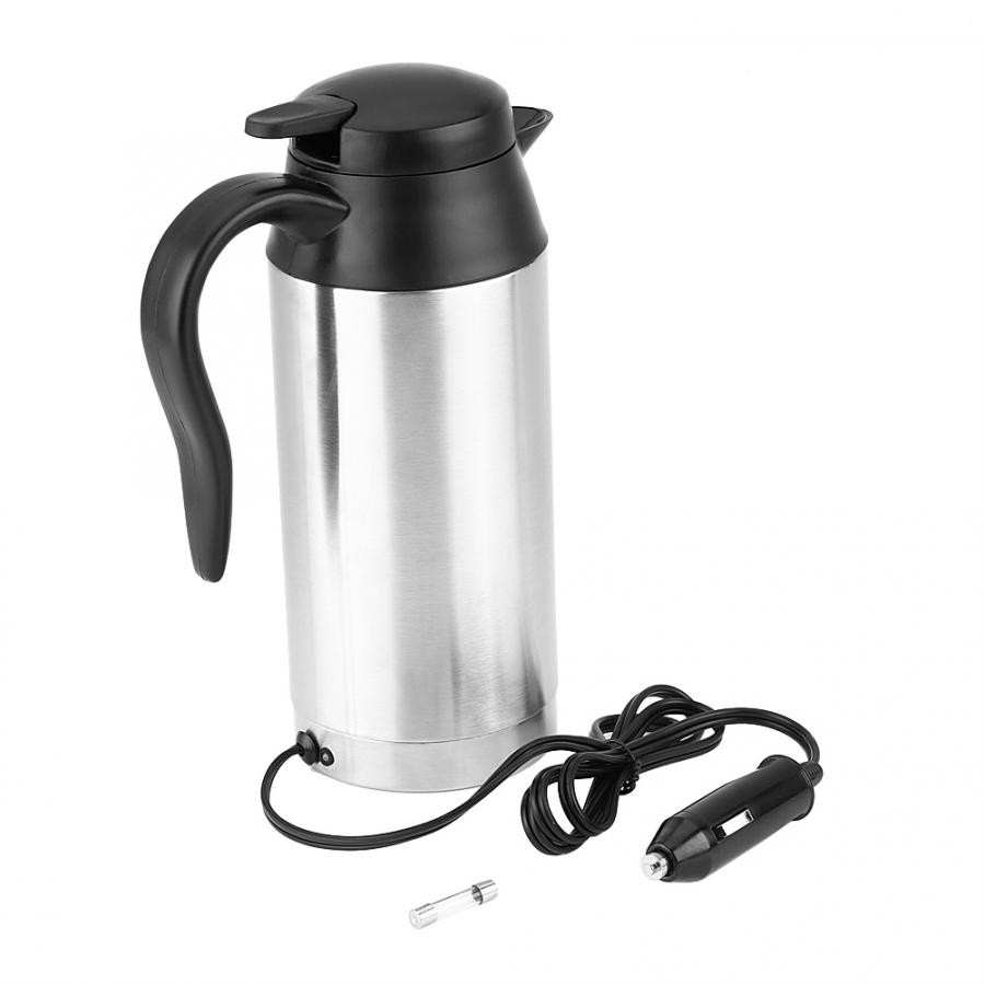 Oversea Car Kettle 12 V Car Electric Kettle 750ml Car Stainless Steel