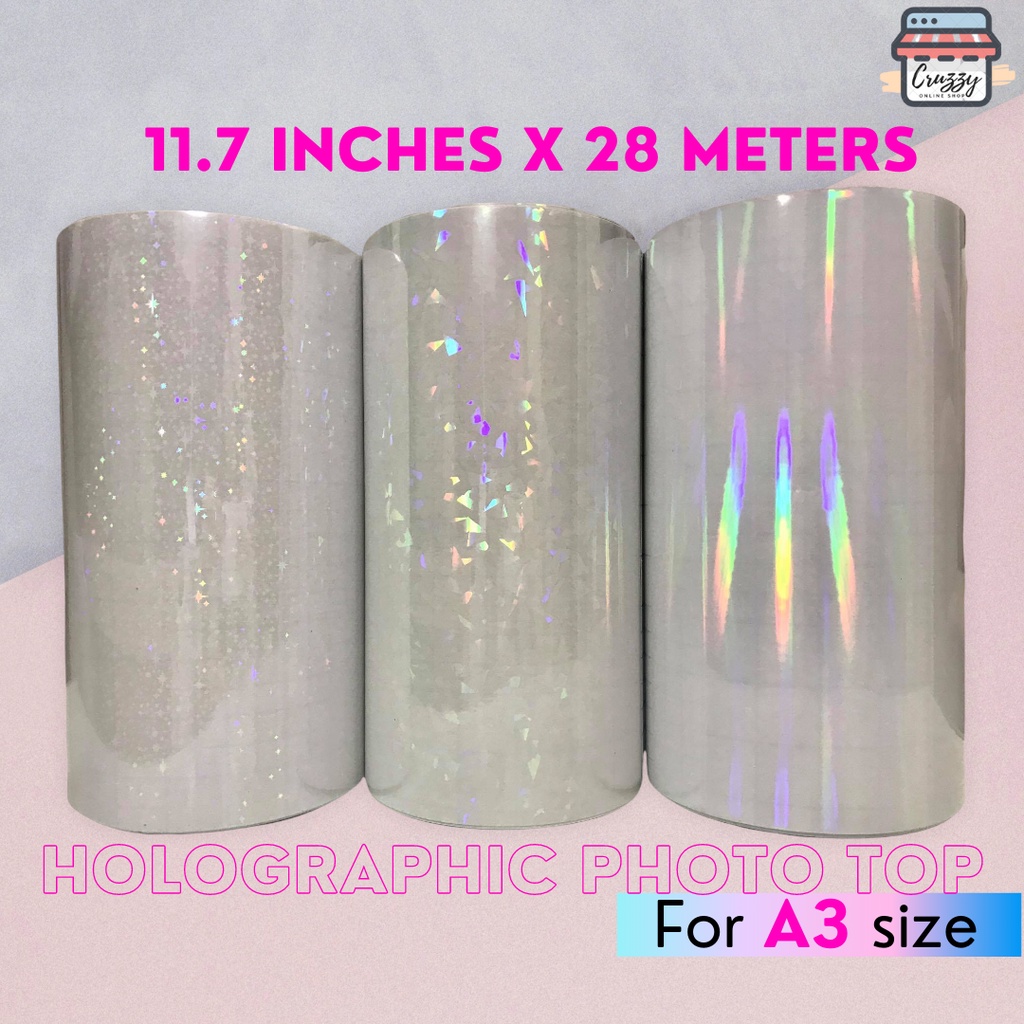 For A3 Roll Holographic Holo Cold Laminating Photo Top Films (11.7 ...